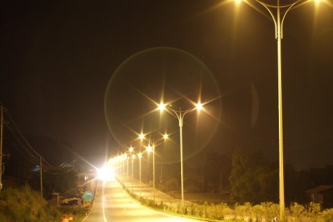 海阳市海滨路、海翔路路灯工程
